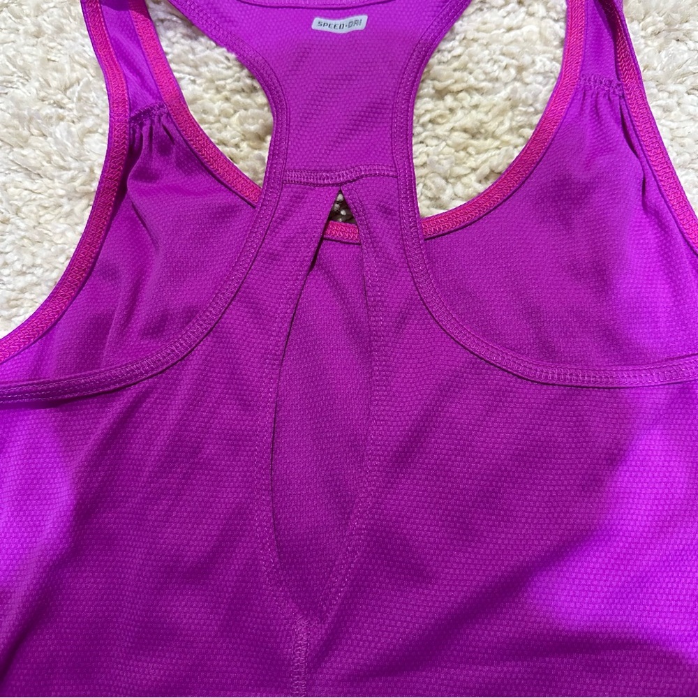Purple Racerback Workout Tank Top - Picture 7 of 7